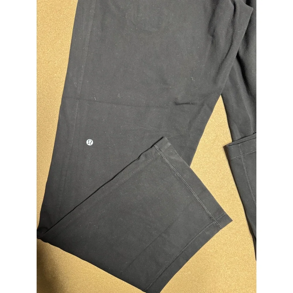 Lululemon Athletica Black Lounge Pants Sweatpants Wide Leg Size‎ XXL $89
